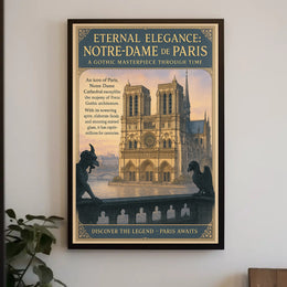 Eternal Elegance: Notre-Dame de Paris Poster PosterGoat