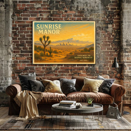 Gateway to Scenic Serenity Travel Poster