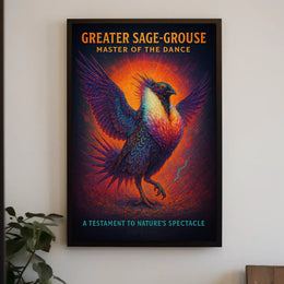 Greater Sage-Grouse Master of the Dance Poster