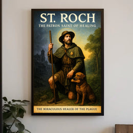 St. Roch The Patron Saint of Healing Poster PosterGoat