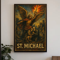 St. Michael Protector And Warrior Poster