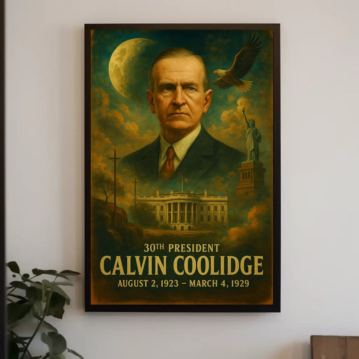 Calvin Coolidge 30th President Poster
