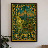 Eclectic Abstract Art Poster for Modern Spaces