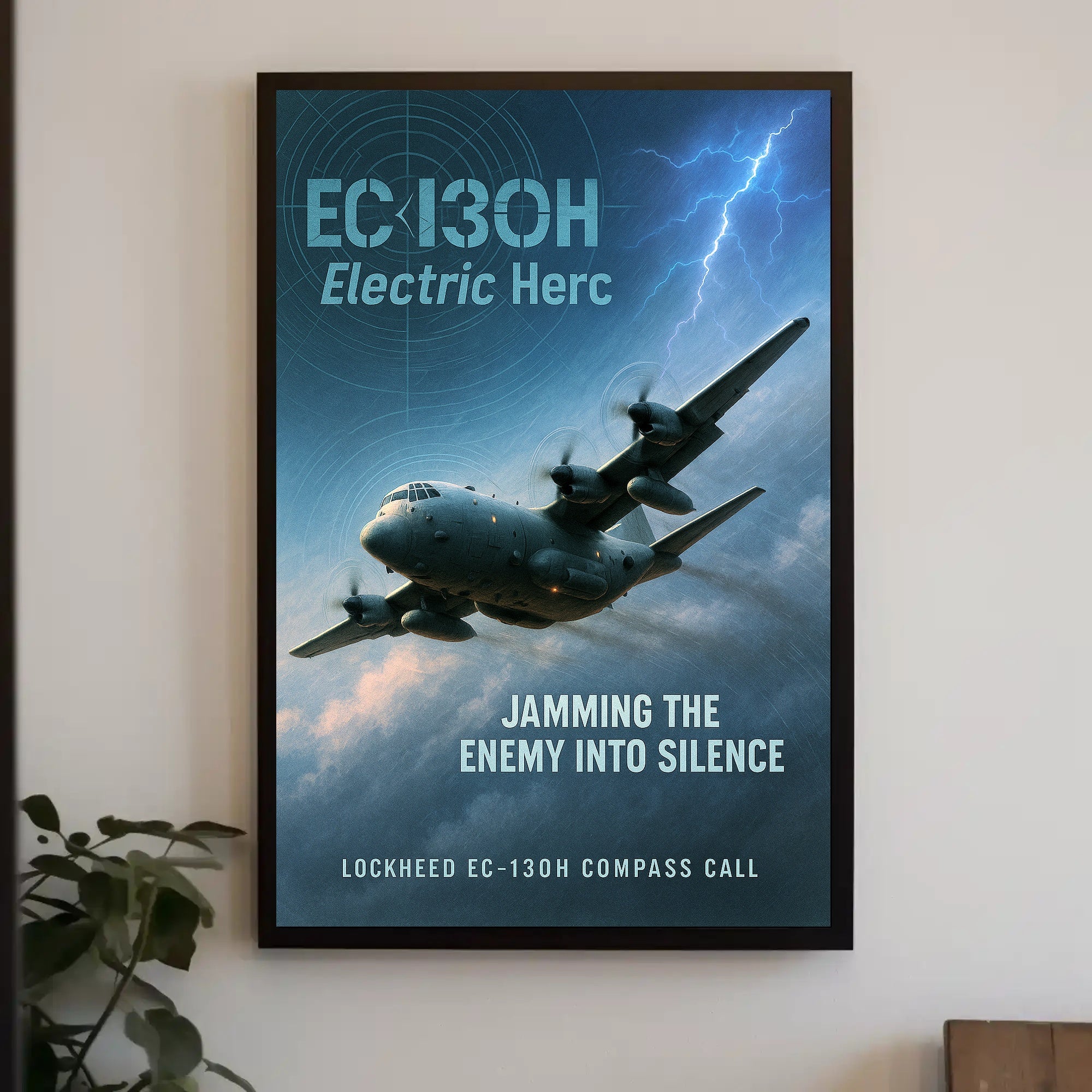 EC-130H Electric Herc Poster PosterGoat