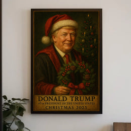 Festive Christmas 2025 Celebration Political or Propaganda Poster
