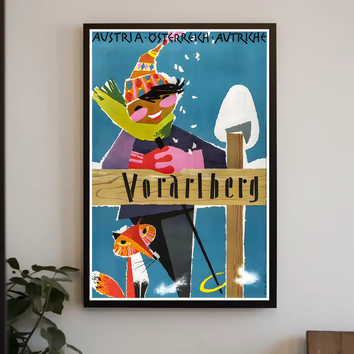 Winter Fun In Vorarlberg Poster