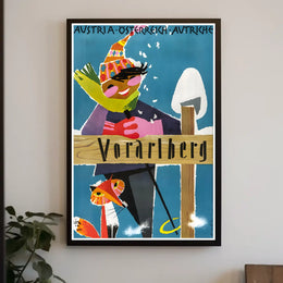 Winter Fun In Vorarlberg Poster