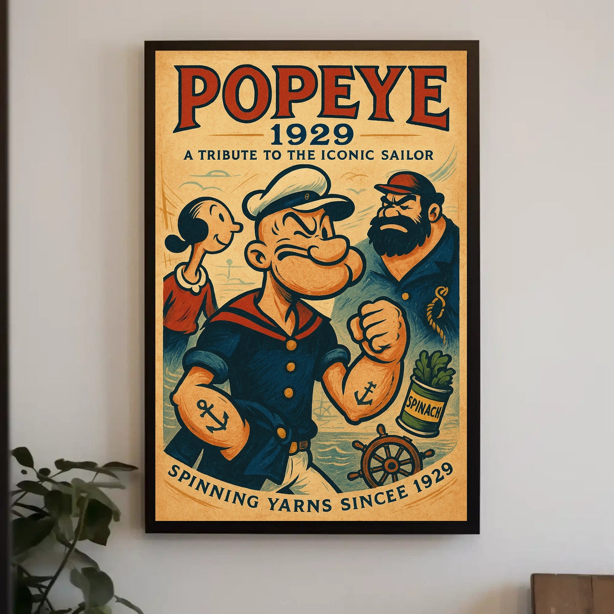 Popeye 1929 Art Poster POP-150