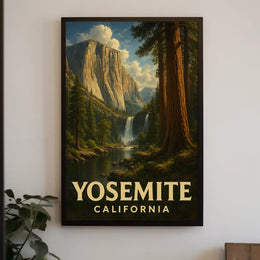 Yosemite National Park Poster