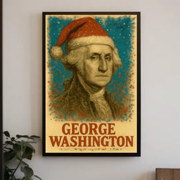 George Washington 1st President of the United States Christmas SeriesPoster