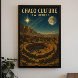 Chaco Culture New Mexico Poster