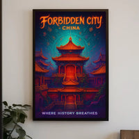 Forbidden City Enchantment in Cultural or Heritage Poster