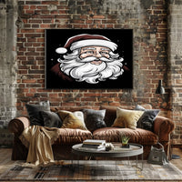 Jolly Santa Claus Illustration Poster