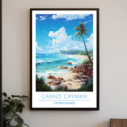 Grand Cayman Beachscape Poster