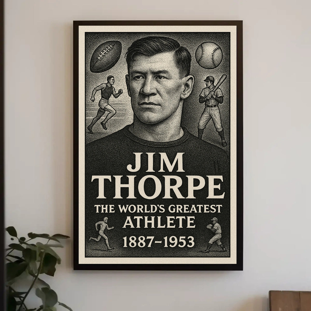Jim Thorpe The Worlds Greatest Athlete Poster