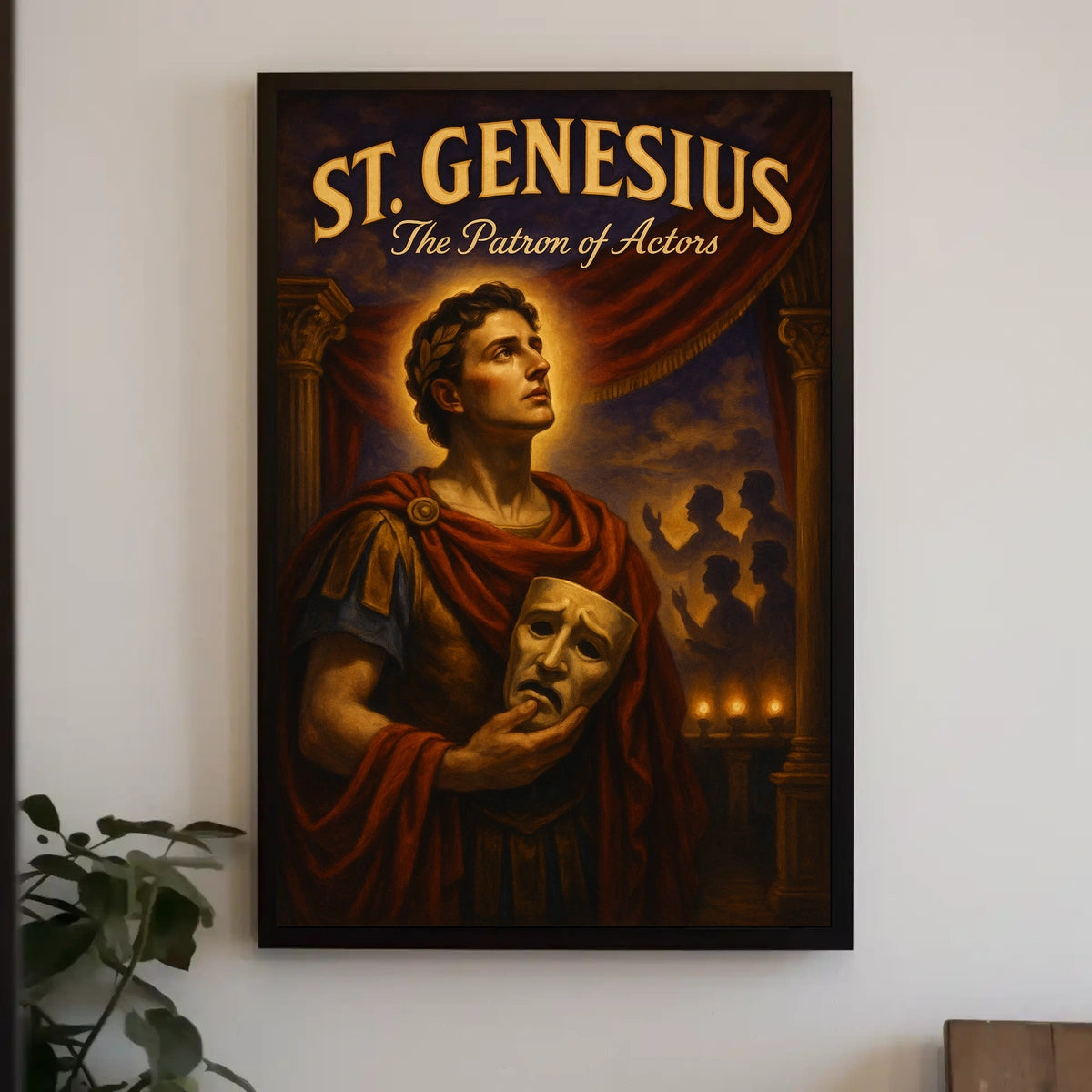 St. Genesius The Patron Of Actors Poster