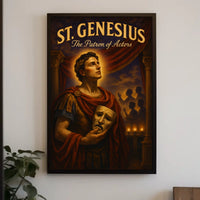 St. Genesius The Patron Of Actors Poster