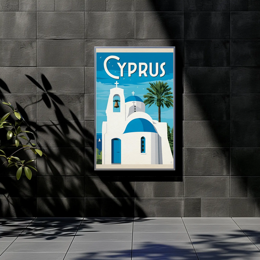 Cyprus Vintage Poster