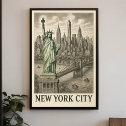 Iconic New York City Poster