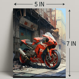 Urban Motorcycle Dream Poster PosterGoat