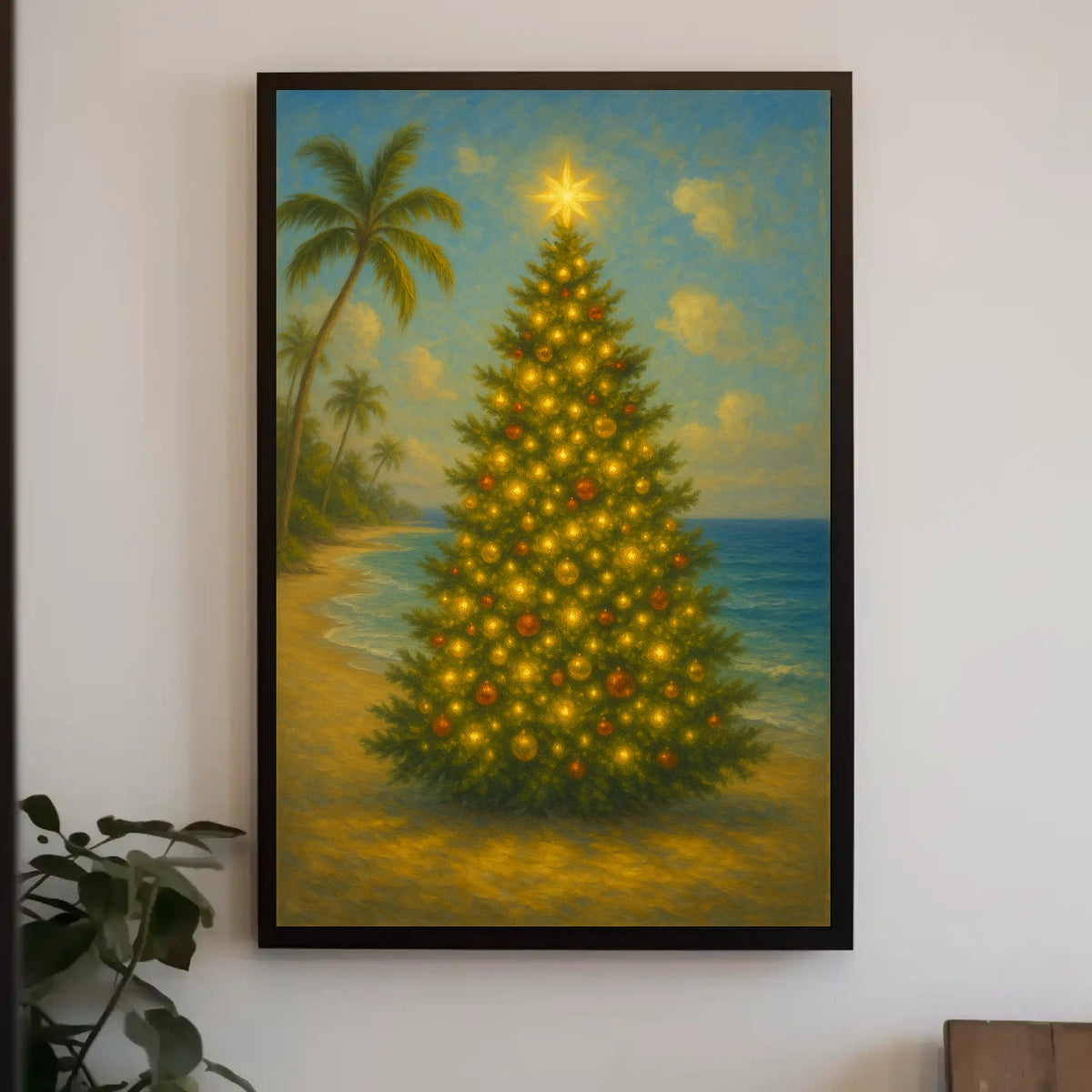 Tropical Christmas Poster