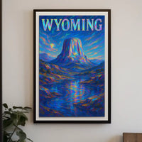 Wyoming Landscape Poster