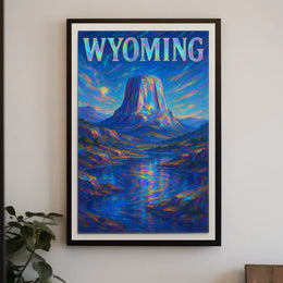 Wyoming Landscape Poster