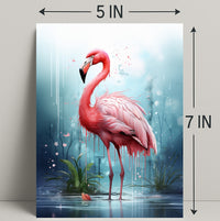 The Majestic Flamingo Poster