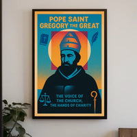 Pope Saint Gregory The Great Poster