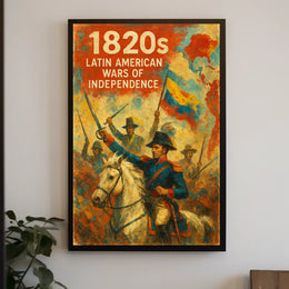 1820s Latin American Wars of Independence Poster