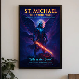 St. Michael's Divine Power Fantasy Mythology Poster PosterGoat