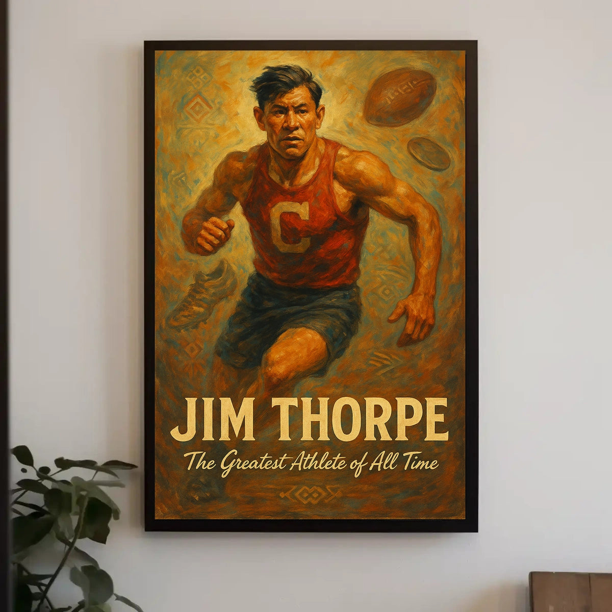 Jim Thorpe The Greatest Athlete Poster