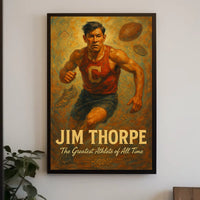 Jim Thorpe The Greatest Athlete Poster