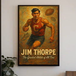 Jim Thorpe The Greatest Athlete Poster