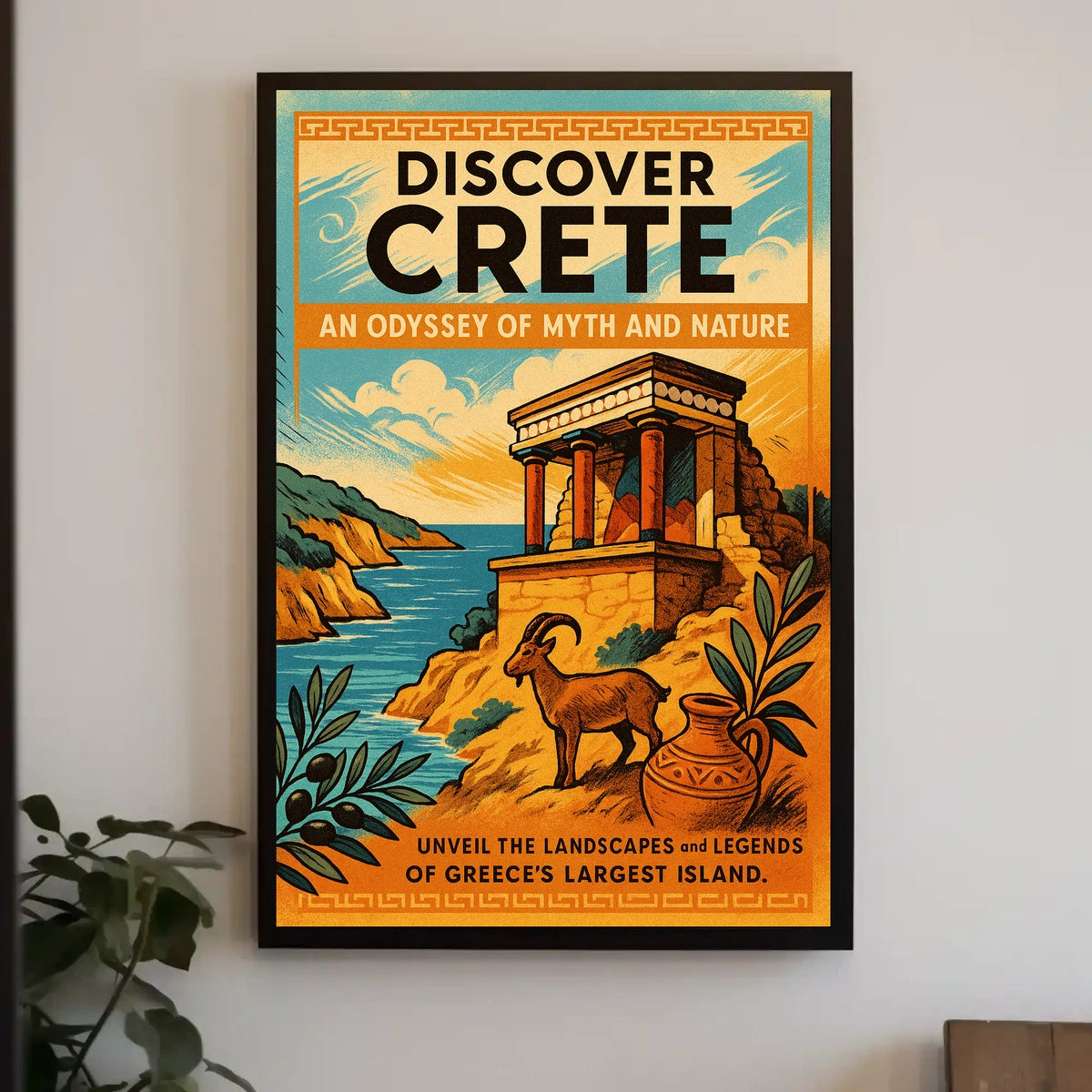 Discover Crete Poster