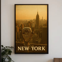New York Cityscape Poster