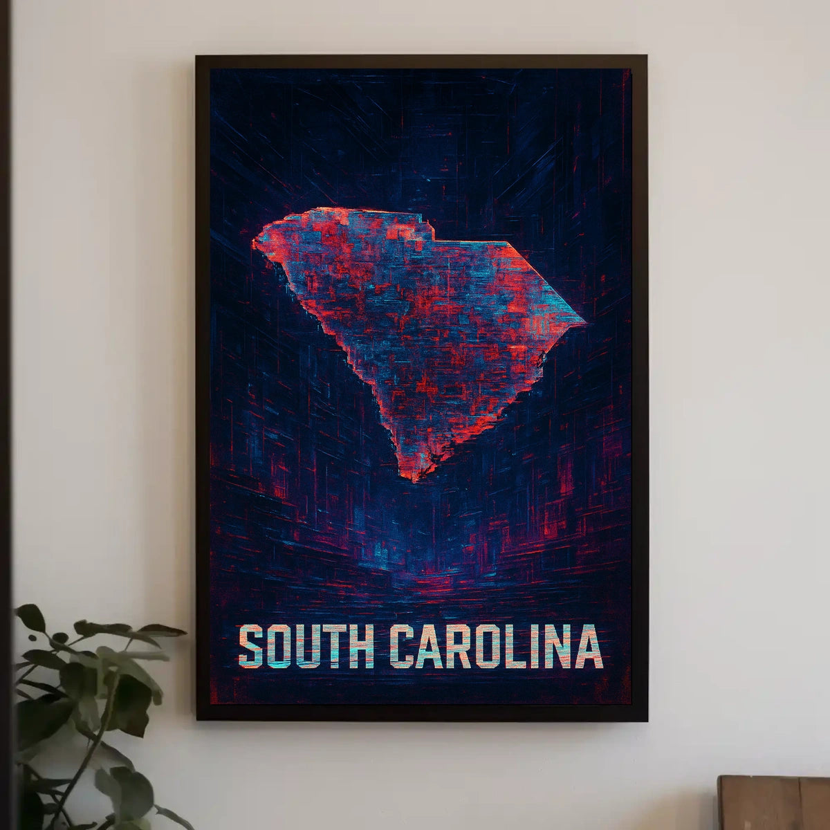 South Carolina Artistic Representation Poster