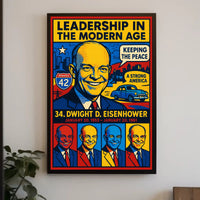 Dwight D. Eisenhower 34th President Poster PosterGoat
