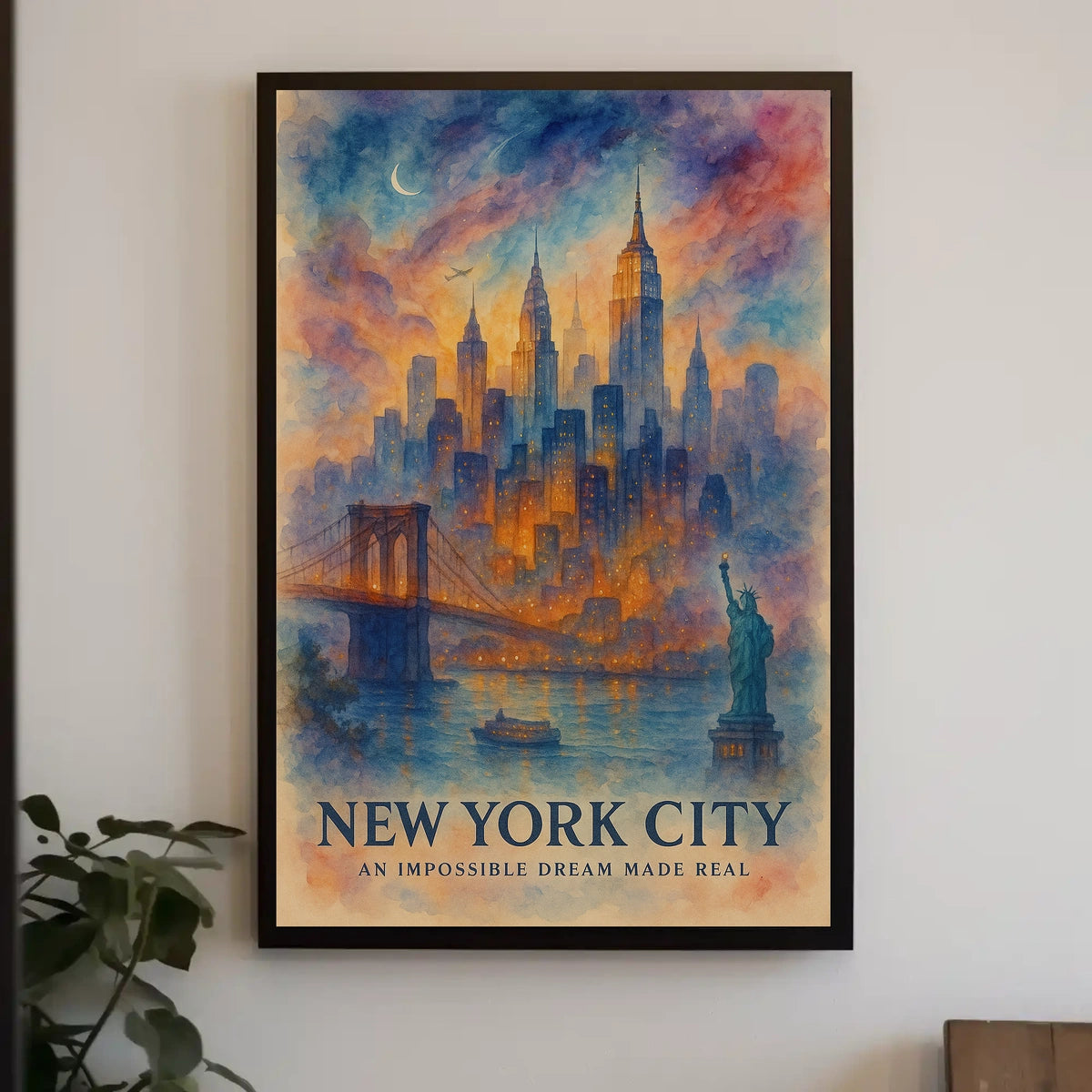 New York City An Impossible Dream Made Real Poster