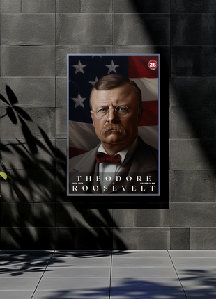 Theodore Roosevelt 26th President Of The United States Portrait