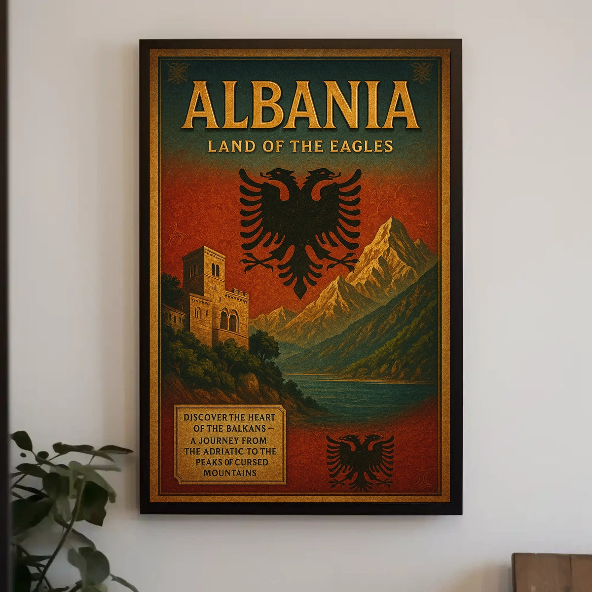Discover Albania Land Of The Eagles Poster