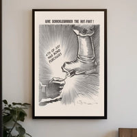 Give Schicklegruber the Hot-Foot! Poster PosterGoat