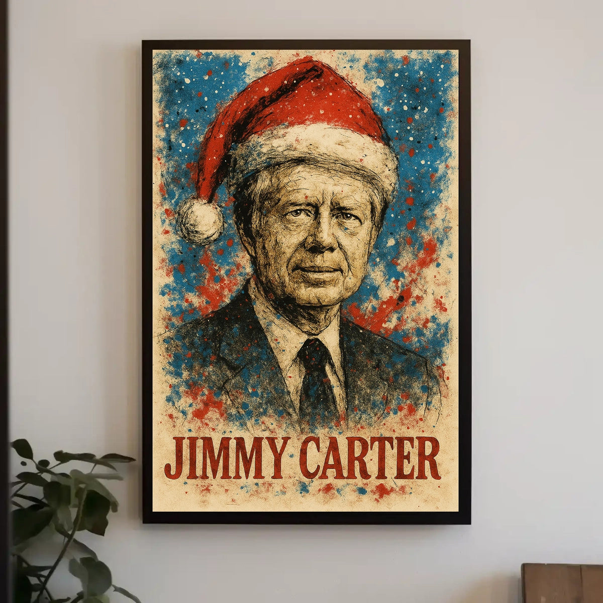Jimmy Carter 39th President of the United States Christmas SeriesPoster
