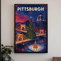 Pittsburgh Winter Wonderland Poster
