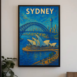 Sydney Skyline Poster