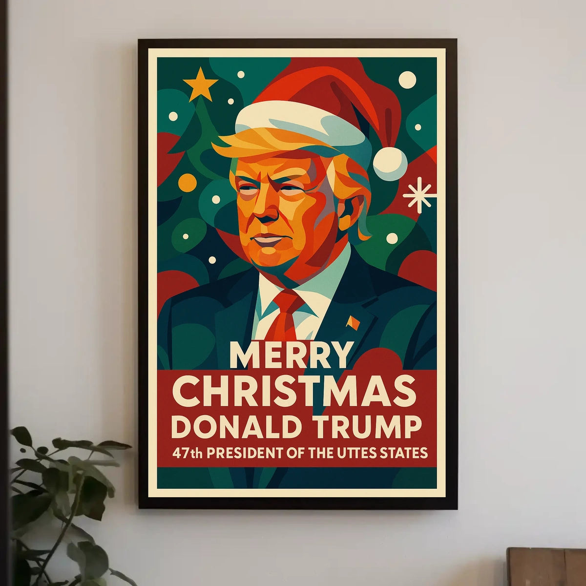 Santa's Festive Delight: Christmas Pop Culture Poster