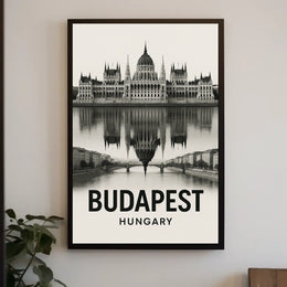 Budapest Reflection Poster