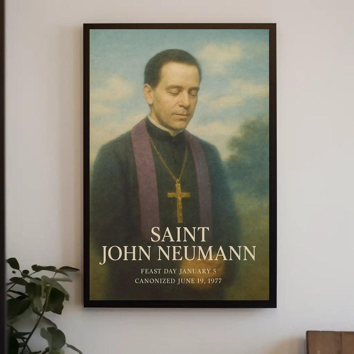 Saint John Neumann Poster