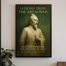 Sun Tzus Wisdom for Modern Strategy Poster