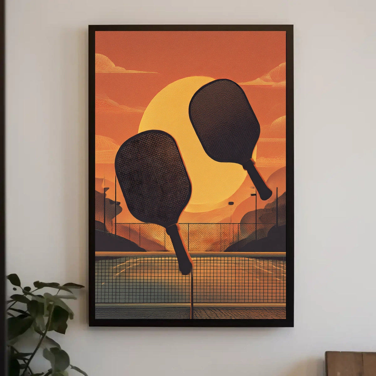 Sunset Paddle Play Poster